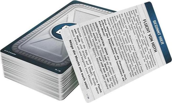 Actual product image Asmodée SCOD0058 - Unlock! Star Wars-Flucht von Hoth, single scenario, 1-6 players, ages 10+ (DE edition) (German)