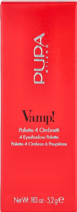 Immagine prodotto Pupa Milano Palette di ombretti Vamp! (Palette) 5.2 g - Tonalità: 001 Natural Matt (001 Naturale opaco)