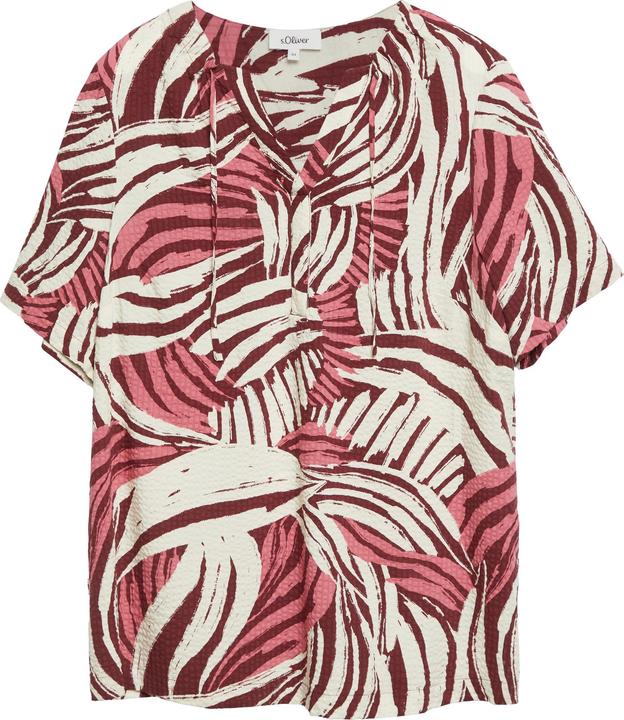 Immagine prodotto s.Oliver Strukturierte Viskosemix-Bluse mit All-over-Print (48)