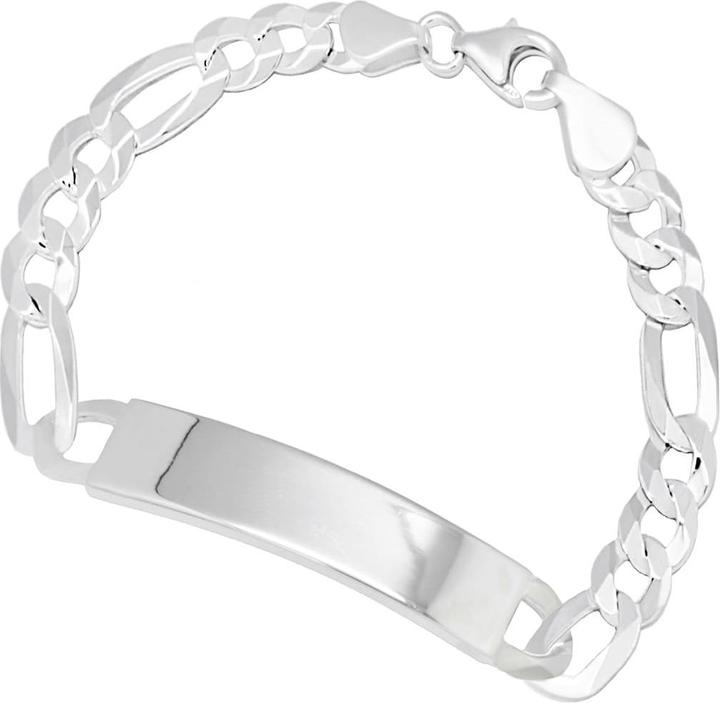 Immagine prodotto Candy Bracciale ID Figaro 10.0 mm, Argento 925 (21 cm, Argento 925)