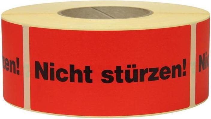 Produktbild Transpak Etiketten Masse 100x100mm Papier rot/gelb Aufdruck Organic Peroxide