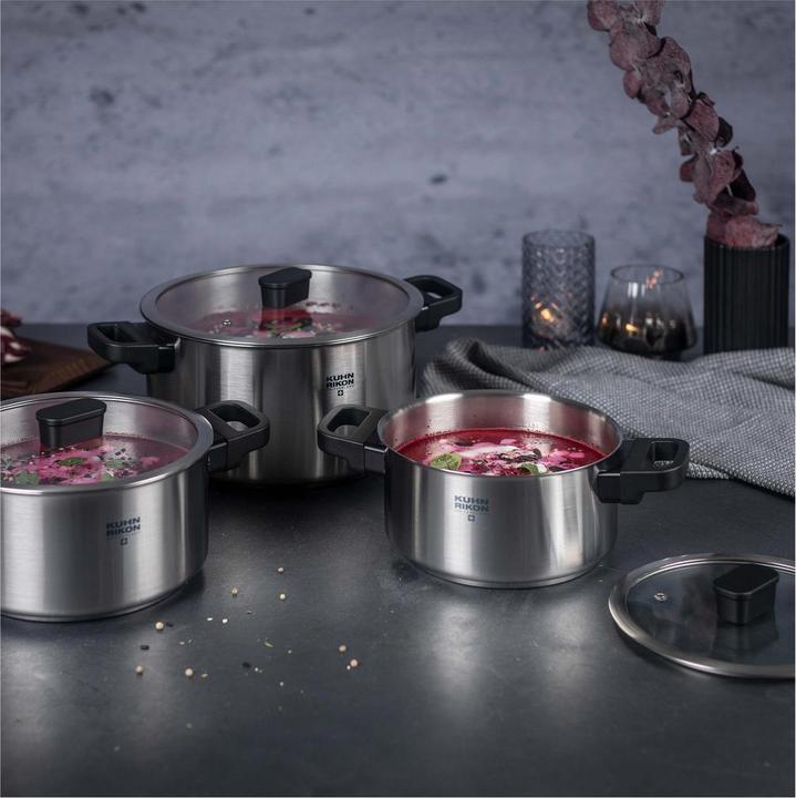 Produktbild Kuhn Rikon Locarno Kochtopf 2.0 L (18 cm, Kochtopf, Edelstahl)