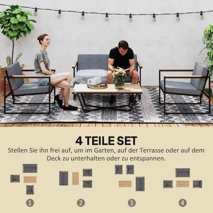 Produktbild Outsunny Gartenmöbel Set