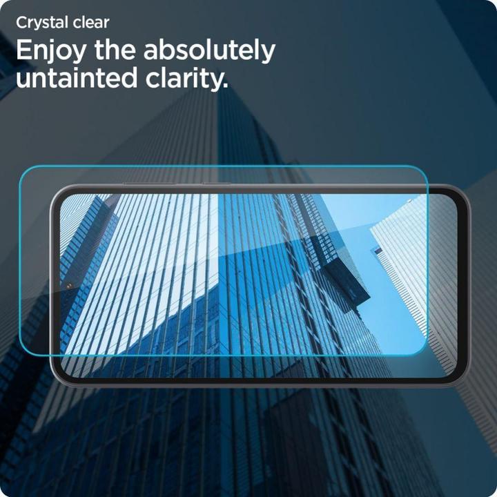 Actual product image Spigen ALM Glas.tR tempered glass for Samsung Galaxy S23 FE - 2 pcs. (2 pcs., Samsung Galaxy S23 FE)
