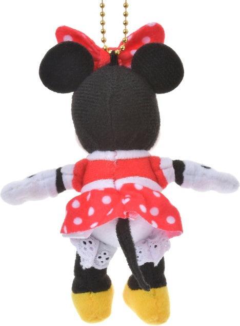 Actual product image Disney Minnie plush key ring Japan style