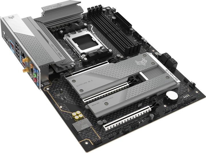 Actual product image Sapphire NITRO+ B850A WIFI7 1xHDMI 1.4 1xDP 1.2 (AM5, AMD B850, ATX)