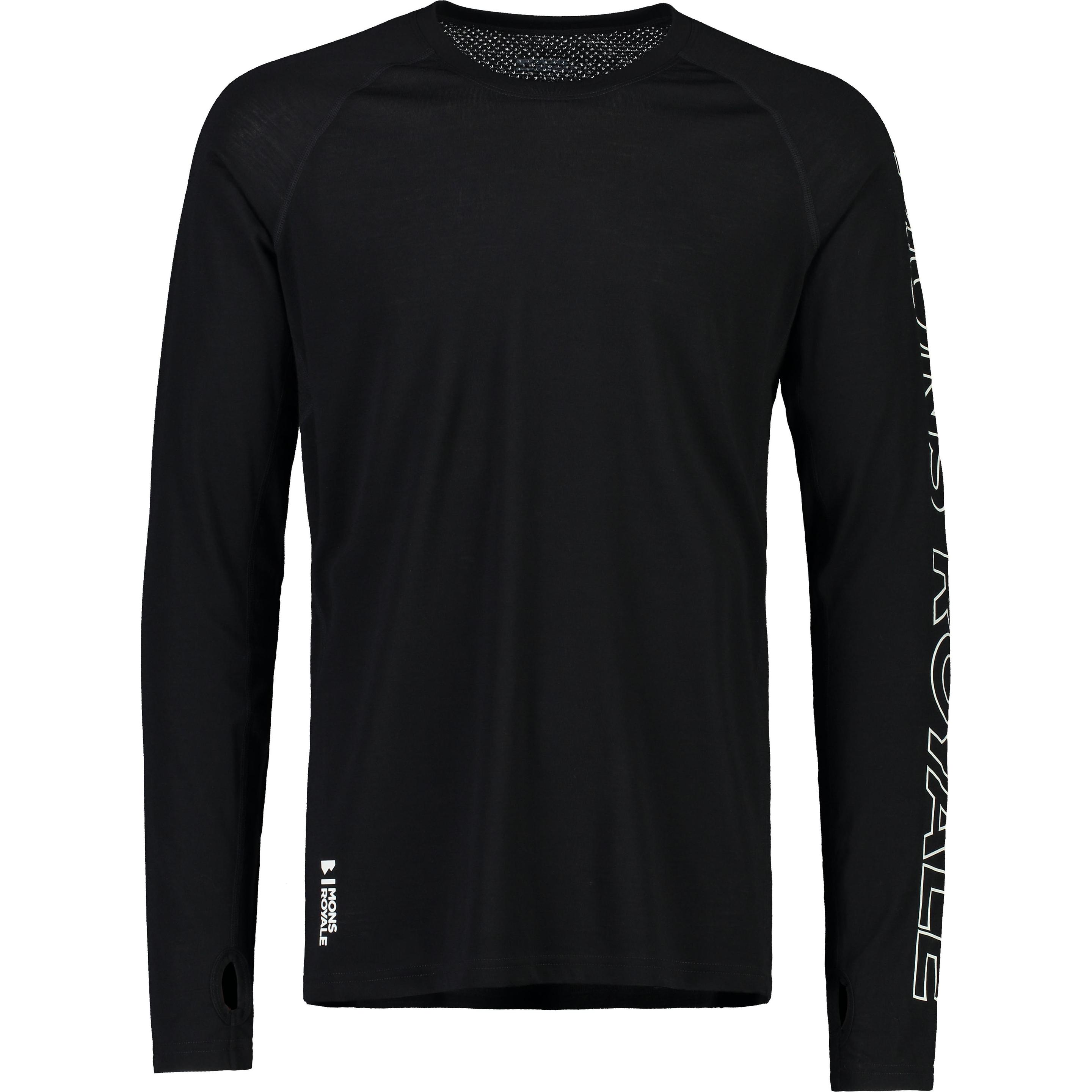 Mons Royale, Herren, Funktionsshirt, Temple Tech (M), Schwarz, M