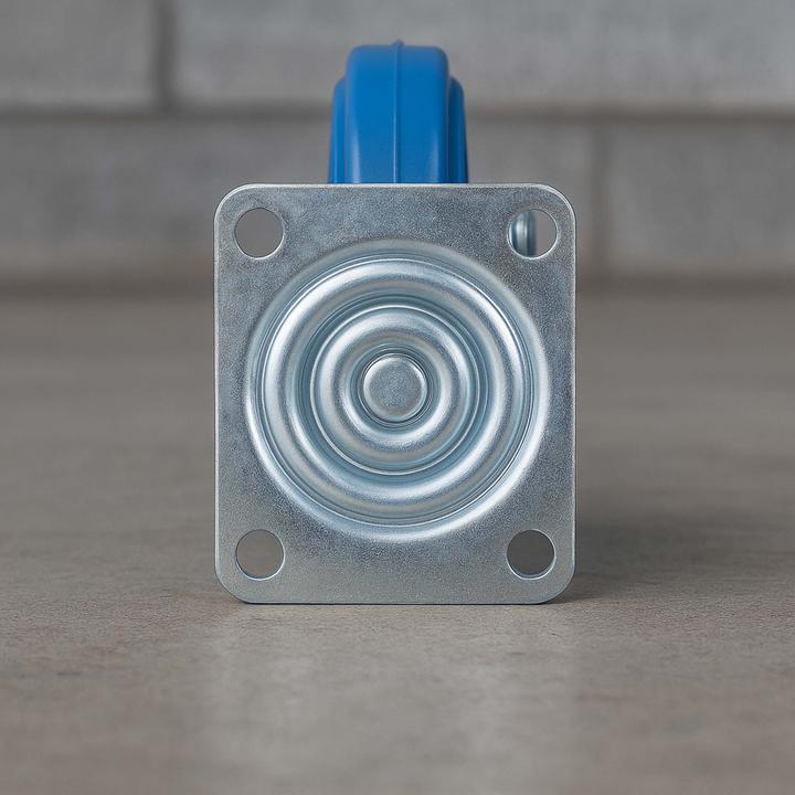 Produktbild Wiltec Lenkrollen Set 2x Transportrolle o. Bremse 100mm Möbelrolle 160kg