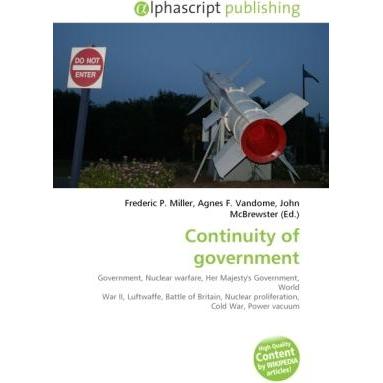 Continuity of government, Fachbücher