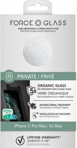 Image du produit Bigben Connected Protection d'écran en verre pour la confidentialité (1 pcs, Apple iPhone 11 Pro Max, Apple iPhone XS Max)