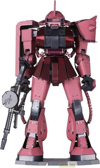 Plex Mobile Suit Gundam Metallic Nano Puzzle Model Kit Char's Zaku 13 cm