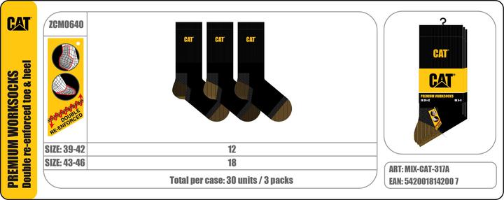 Actual product image Cat Premium Work (pack of 3, 39 - 42)