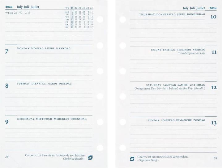 Produktbild Succes Junior Jahresinhalt Januar - Dezember (8 x 12.5 cm, Deutsch, Englisch, Italienisch, Französisch)
