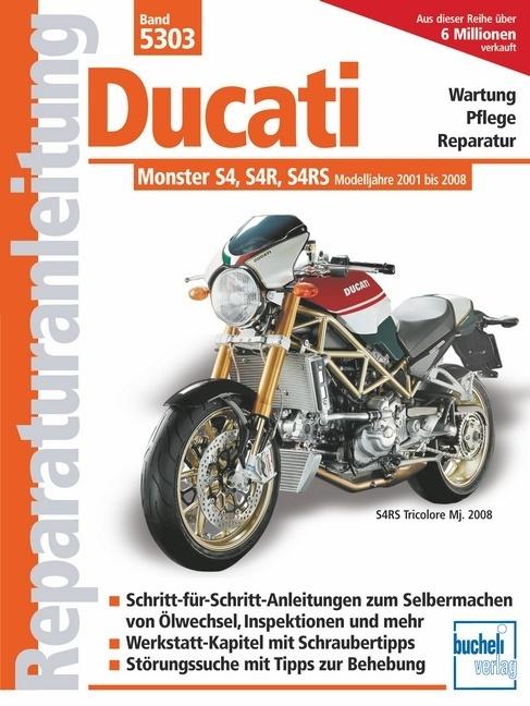 Produktbild Ducati Monster mit 4 Ventilen, Desmo, Wasserkühlung, Einspritzung (Deutsch, 2014)