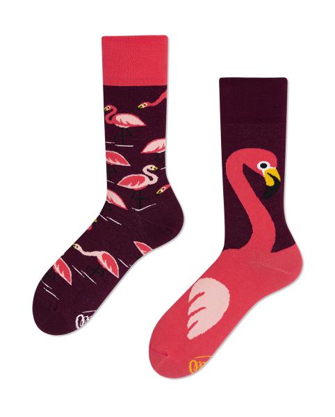 Actual product image Many Mornings Pink Flamingo (Single pack, 35 - 38)