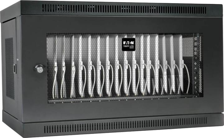 Image du produit Eaton Tripp Lite Series CS16USB Chariot et armoire mobiles Armoire pour la gestion des appareils portables Noir