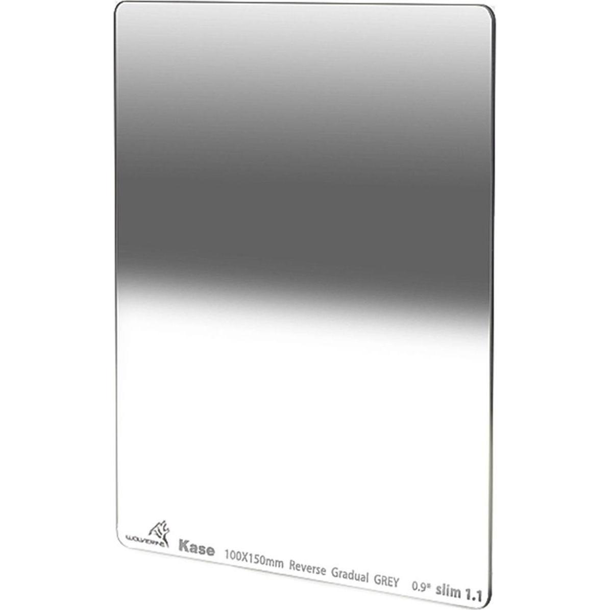 Kase Slim 100x150 inverso graduale GND 0,9 (Filtri graduati grigi), Filtro fotografico, Grigio