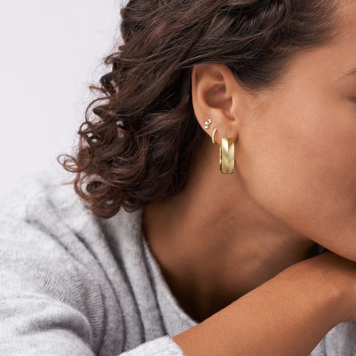 Image du produit Fossil Boucles d'oreilles Harlow (Acier inoxydable)