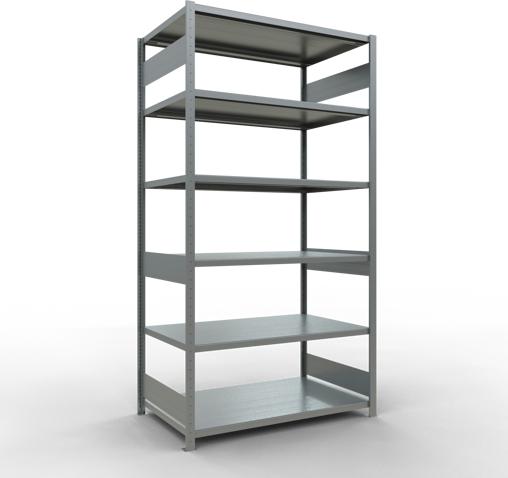 Actual product image Schulte Lagertechnik MULTIplus250 basic racking system with length ledgers