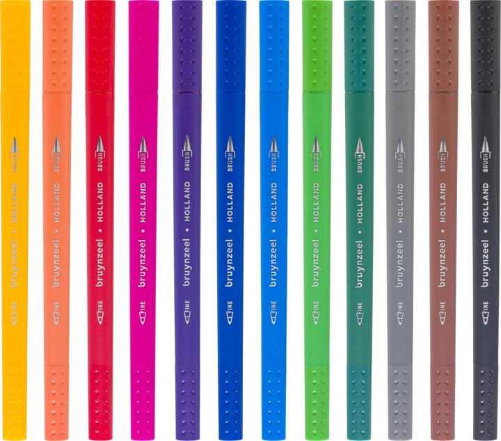 Produktbild Bruynzeel Fineliner Pinselstifte (12x)