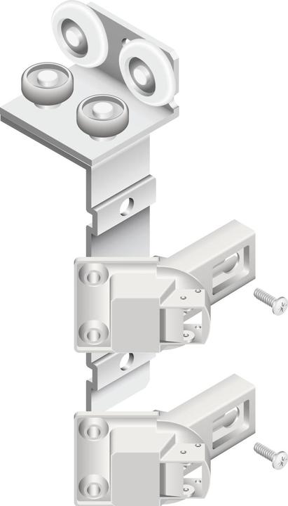 Actual product image Cinetto PS23 Folding sliding door fitting left, up to 50kg, 2 door leaves