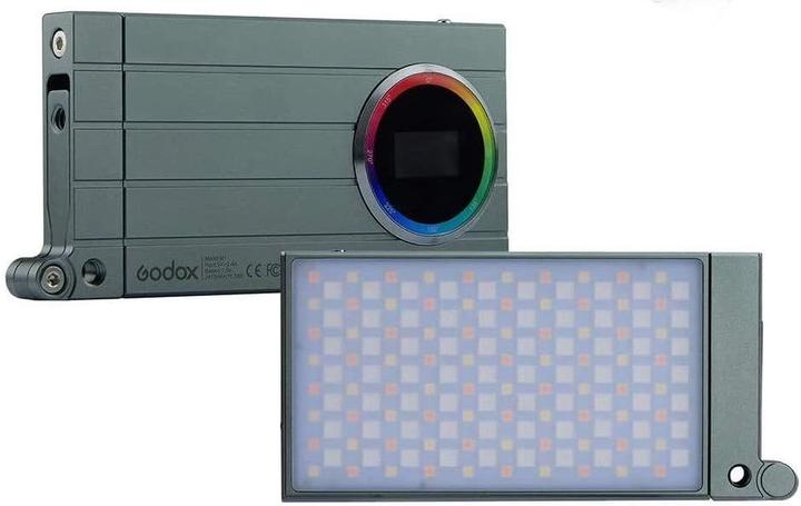 Actual product image Godox M1 Mobile RGB LED light(Green body)