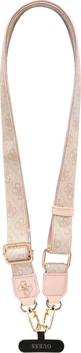 Actual product image iLike Guess Crossbody Strap PU 4G Metal Logo - pink