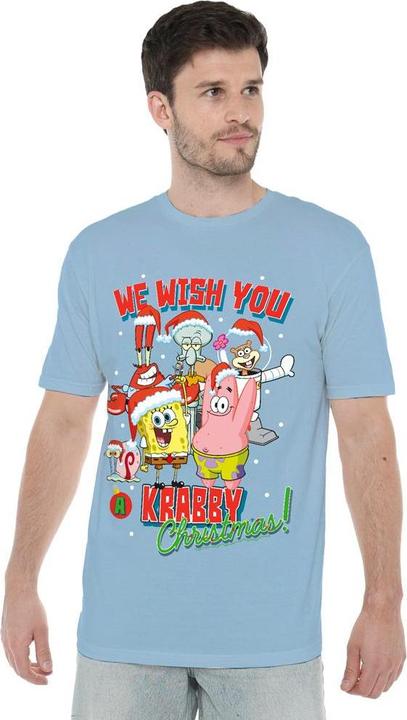 Produktbild Spongebob Squarepants Crabby Christmas TShirt (3XL)