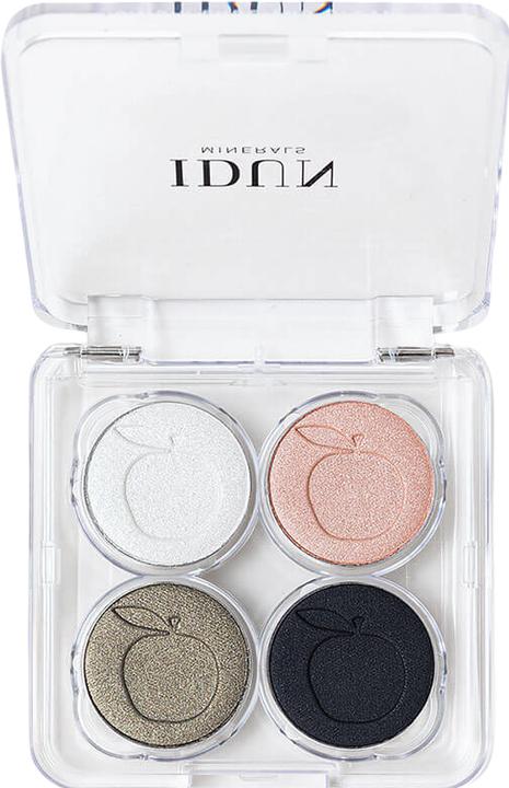 Produktbild IDUN Minerals Palette Eyeshadow Vitsippa (Grün, Pink, Schwarz, Weiss)