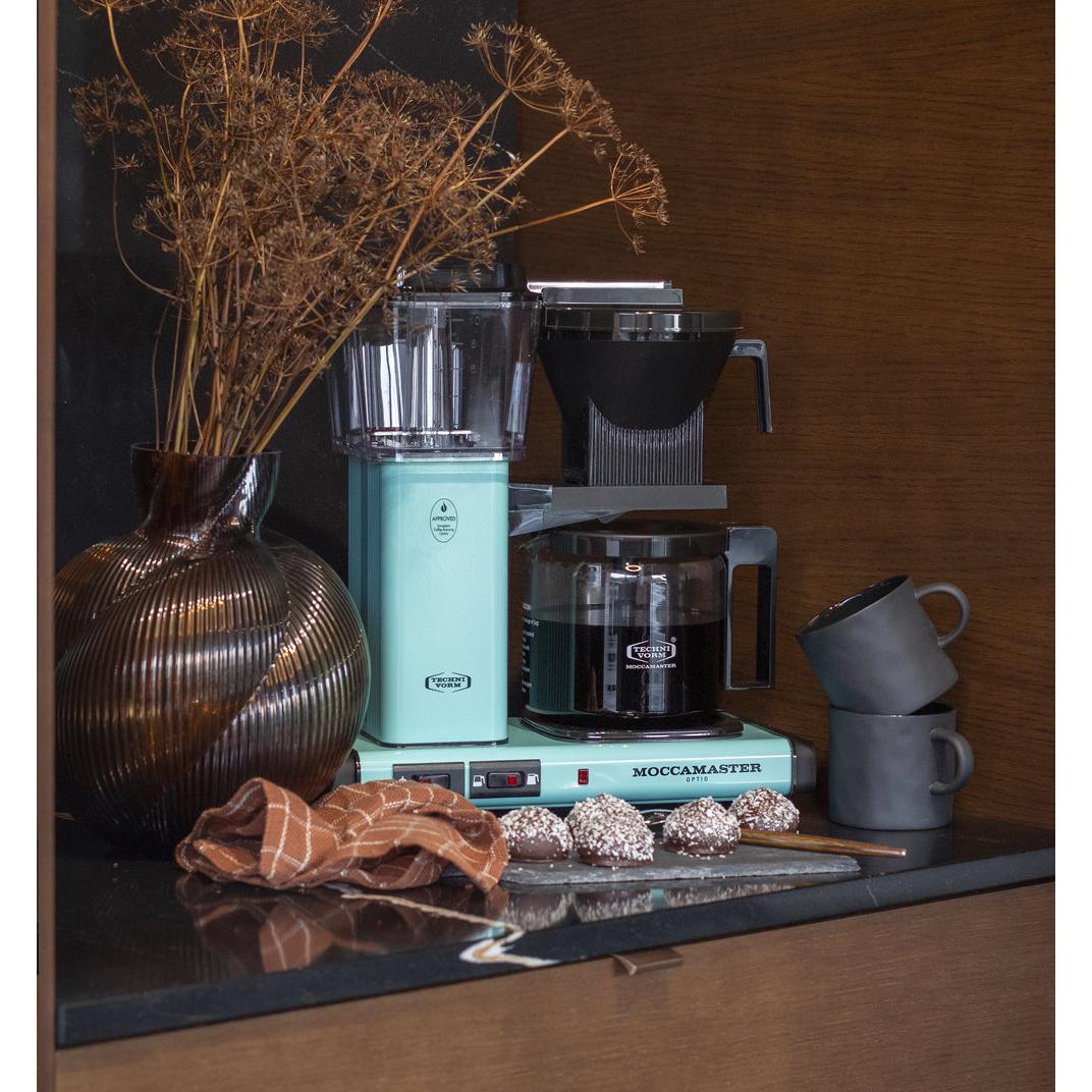 Thumbnail - Moccamaster 10 kopper - 6 min. bryggetid - Regulering af varmeplade, Filterkaffeemaschine, Türkis