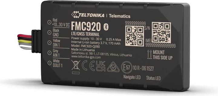 Actual product image Teltonika 4G Bluetooth Small GPS