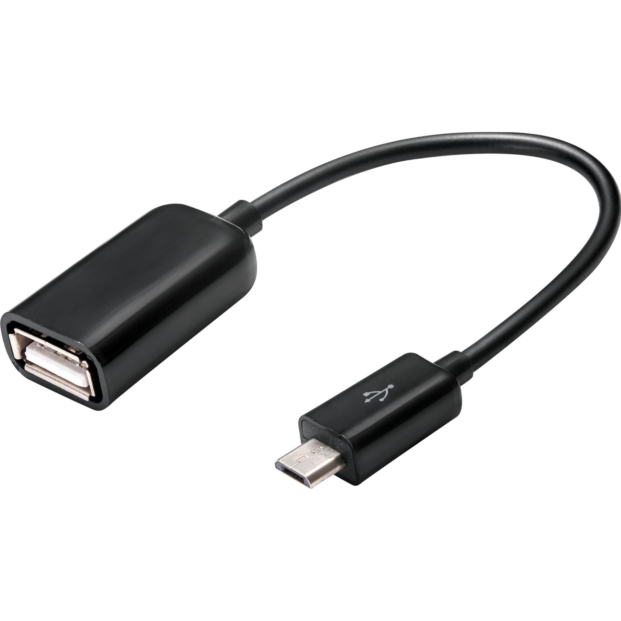 Thumbnail - Sandberg OTG Adapter MicroUSB-USB/A (USB 2.0), USB Kabel