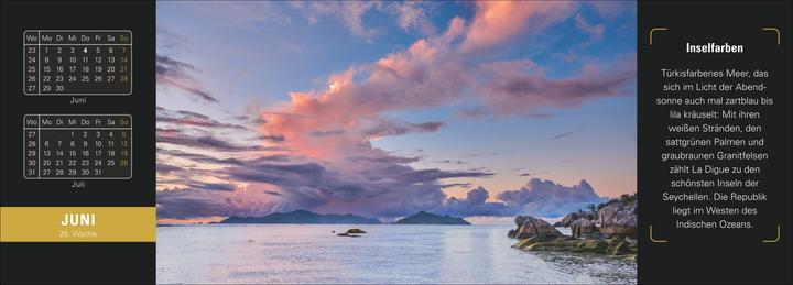 Image du produit Harenberg Eine Reise um die Welt Premium-Tischplaner 2026 - Wochenkalender mit 53 Fotografien (Couverture rigide, Allemand)