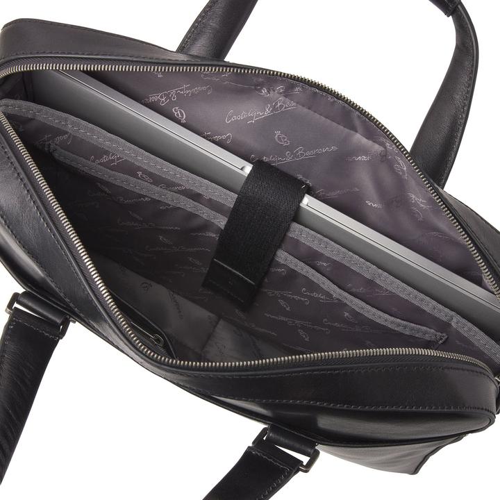 Actual product image Castelijn & Beerens /u0026 Beerens - Gaucho Ted laptoptas 15,6 RFID | zwart - (16.93")