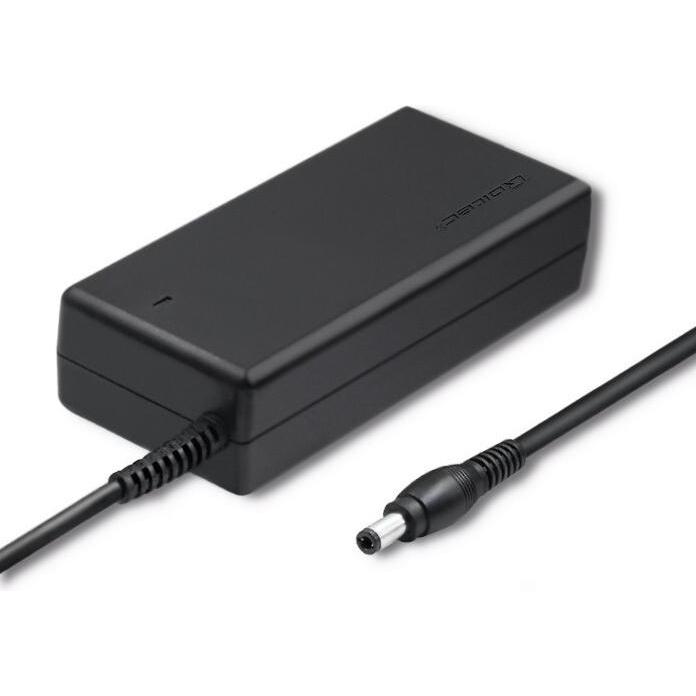 Qoltec Adattatore CA universale 72W 12V 6A 5,5*2,5 +cavo di alimentazione (72 W), Alimentatore per notebook