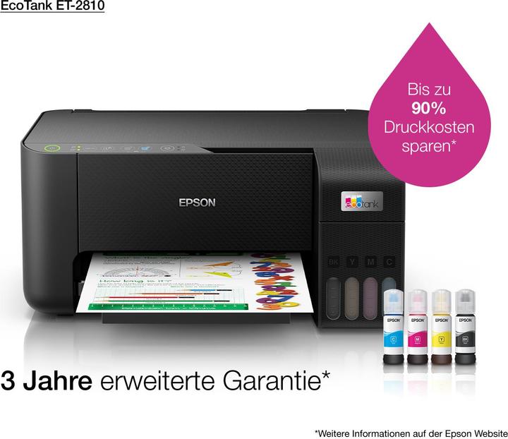 Image du produit Epson EcoTank ET-2810 (Réservoir d'encre, Couleur)