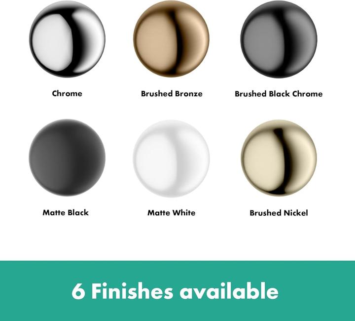 Produktbild hansgrohe HG Duschtürgriff AddStoris brushed bronze