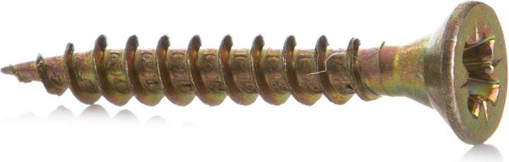 Produktbild Haushalt CHIPBOARD SCREW 3.5X25 YLW ZP 50PCS G1 (50 Stk.)