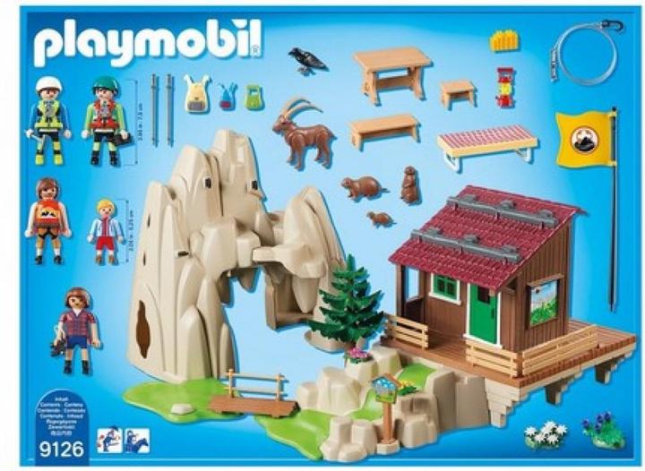 Produktbild Playmobil Kletterfels & Berghütte (9126)