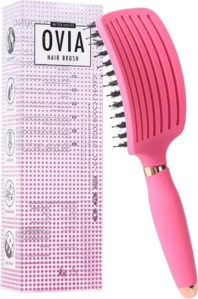 Sister Young Hair Brush with Natural Wild Boar Bristles and Ventilation