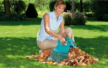 Actual product image Gardena fan rake