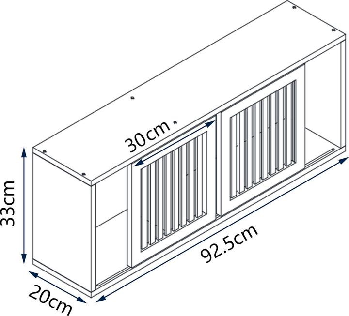 Immagine prodotto En.Casa Grums (92,5 x 20 x 33 cm)
