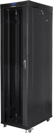Produktbild Lanberg SZAFA INSTALACYJNA RACK STOJĄCA 19" 47U 800X1000 CZARNA DRZWI SZKLANE LCD (FLAT PACK) (47 HE, 19 Zoll Rack)