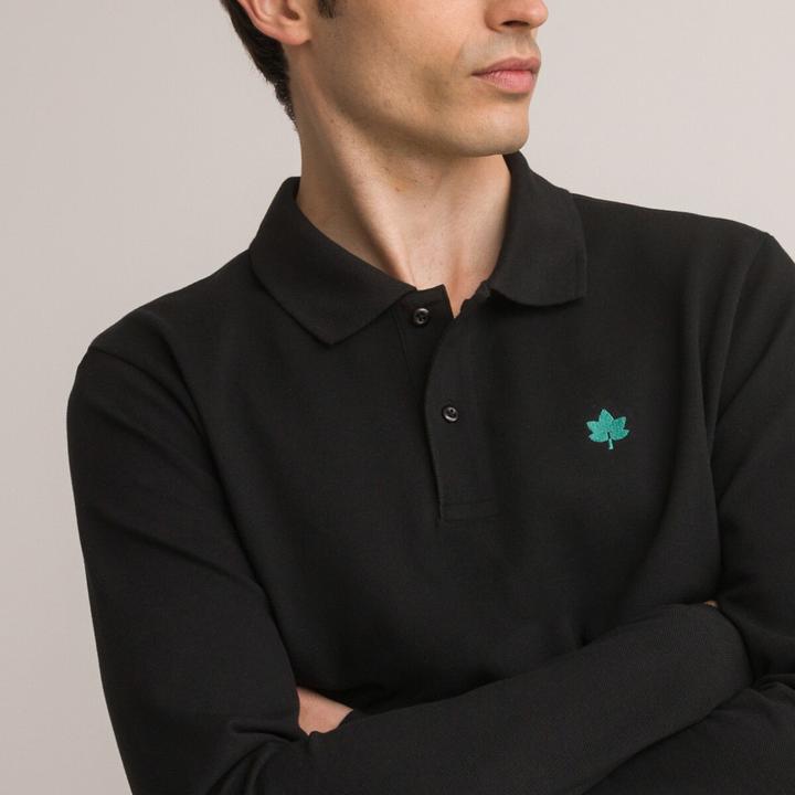 Produktbild La Redoute Collections Langärmeliges Poloshirt (XL)