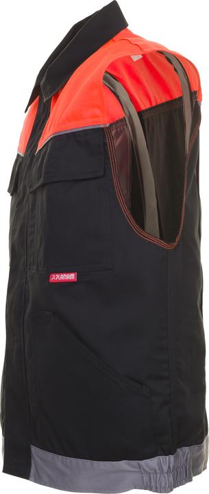 Produktbild Planam Weste schwarz/orange/zink M L (L)
