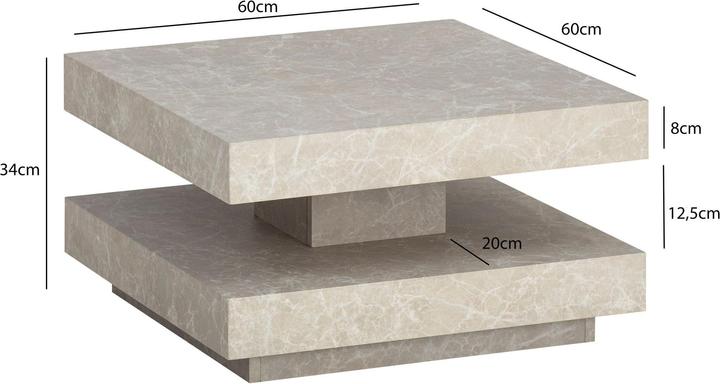 Produktbild Wohnling 60x60x34 (60 x 60 x 34 cm)