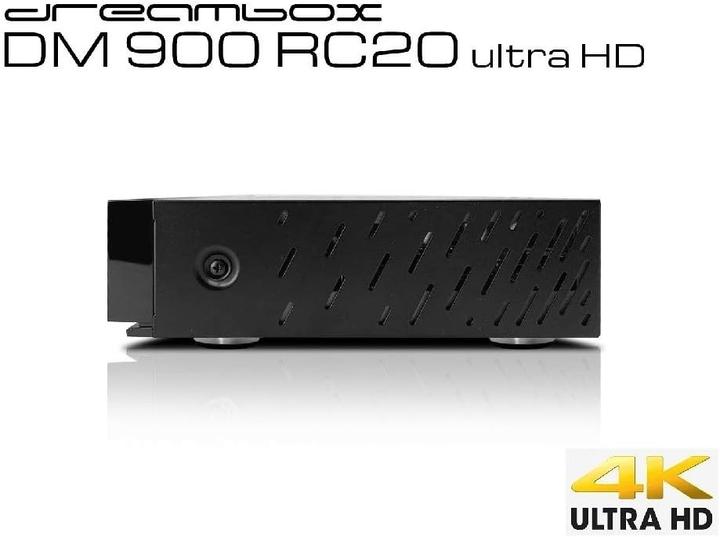 Actual product image Dreambox Drea DM900 RC20 (8 GB, 2x DVB-S2X, DVB-C/T2, CI+ slot, CI Shaft)