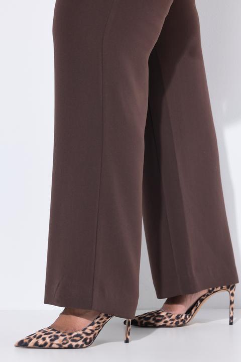 Produktbild Ulla Popken Anzughose, weites, gerades Bein, Elastikbund (52)