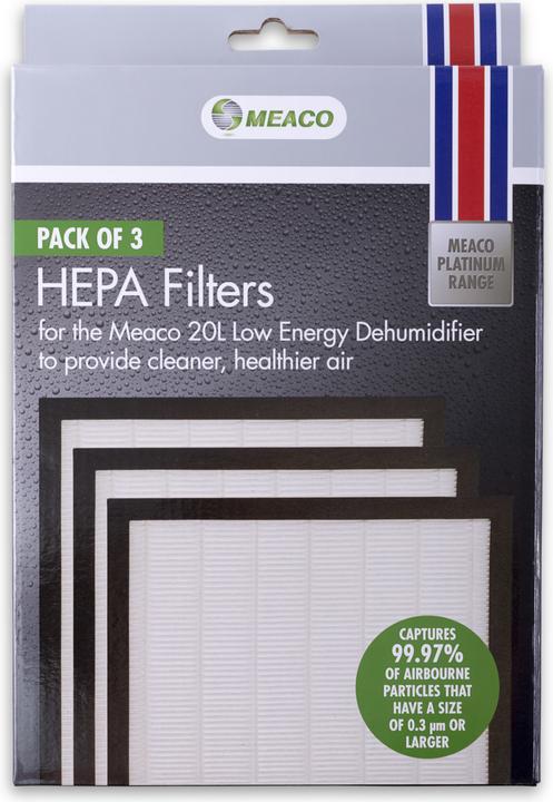 Produktbild Meaco HEPA Filter 3er-Pack für 20L Low Energy (3 x)