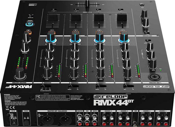 Actual product image reloop DJ mixer RMX-44BT 4-channel (Clubmixer)
